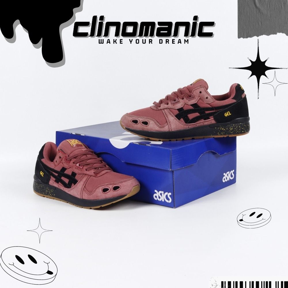 ASICS Gel Lyte Dark Forest Rose Taupe Fesyen Pria Sepatu Sneakers di Carousell