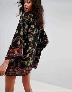 Asos printed kimono cardigan