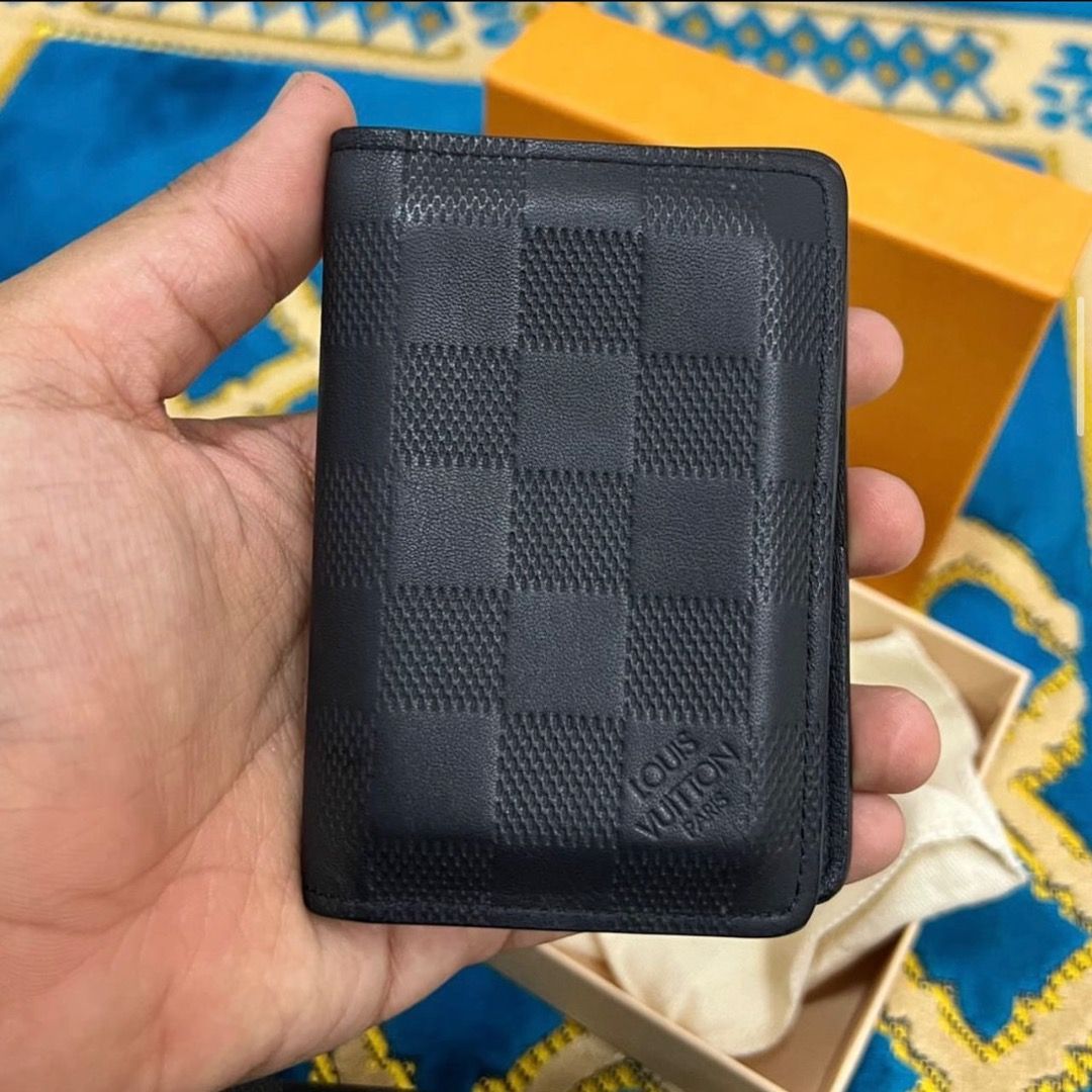 Louis Vuitton Damier Infini Leather Pocket Organizer/Wallet (AUTHENTIC)