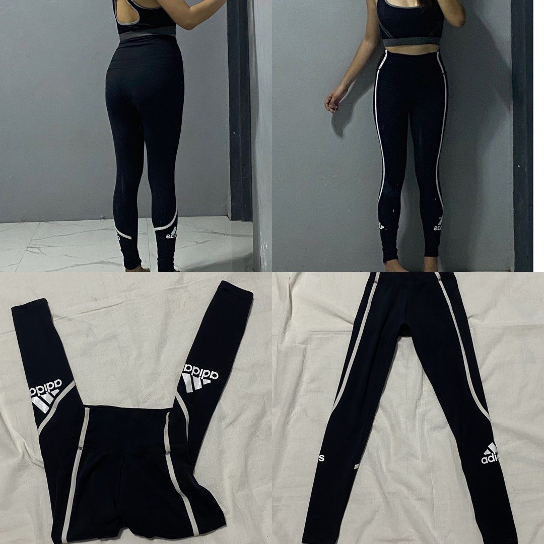 Authentic Adidas Leggings for Womens plus free sports bra, Women's Fashion,  Bottoms, Other Bottoms on Carousell