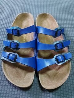 Authentic Birkenstock florida rare design blue  size 40