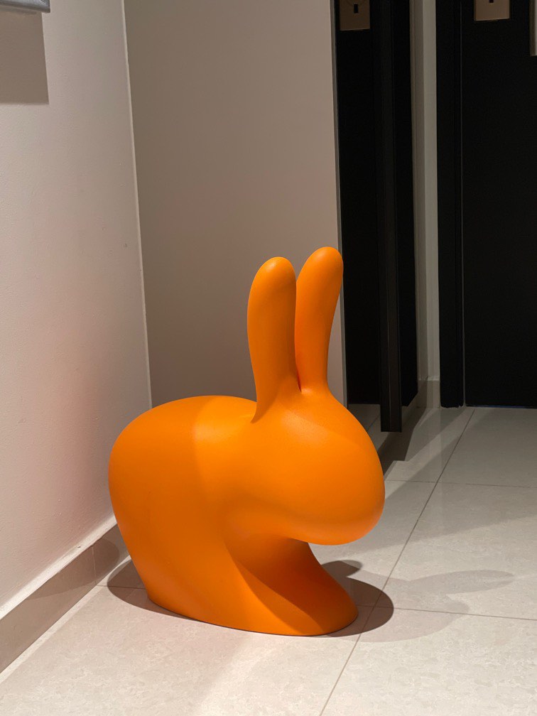 Authentic qeeboo rabbit chair small size, Furniture & Home Living ...