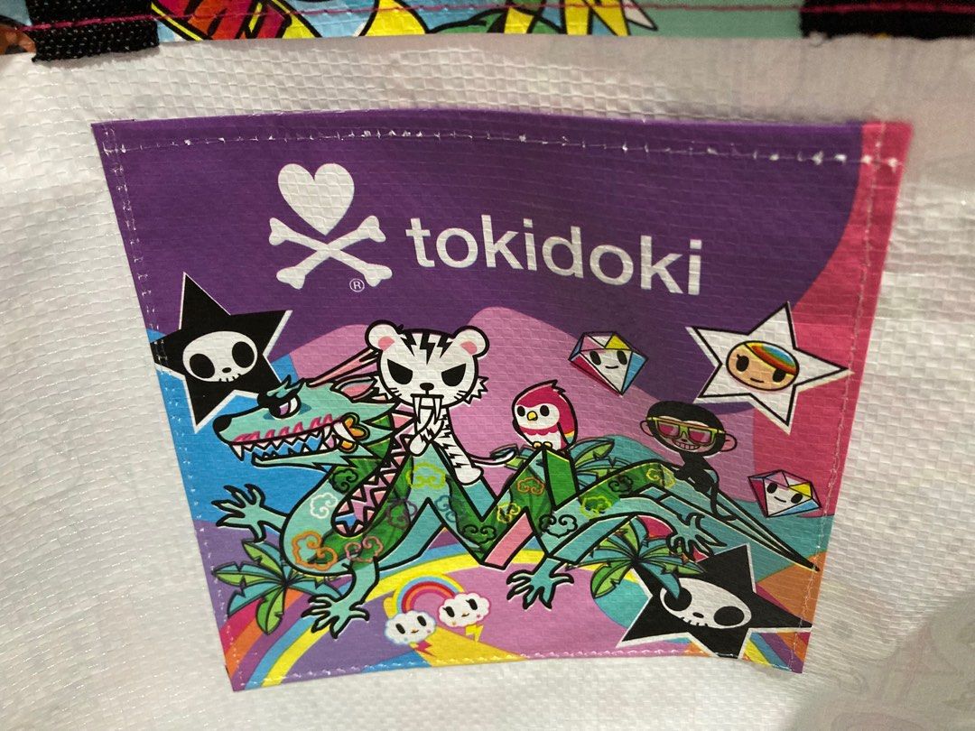 Authentic Tokidoki Shopping Bag (Category: Tote Bags) located in Quezon City. Submitted by g0bblyg33kd0m (Listing ID 1220964031, Image 3). Description: 🛍️ Authentic Tokidoki Shopping Bag 🏷️ PRICE: ₱ 800 ✨BNWT 📌Guaranteed Authentic: Tokidoki Brand 📏 Approximate Measurements: 14 and 1/2” x 14 and 1/2” x 4 and 1/2 inch 🔴 Reason for Selling: Decluttering 💳 Payment: GCash 📸 Actual photos used 📩 DM for close-ups or videos! .