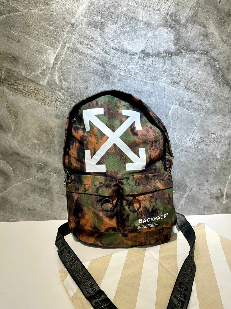 Off white arrows backpack sales