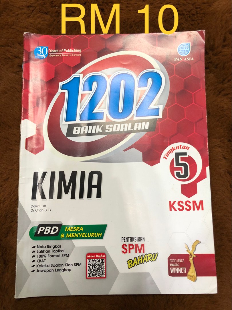 BANK SOALAN 1202 KIMIA SPM, Hobbies & Toys, Books & Magazines