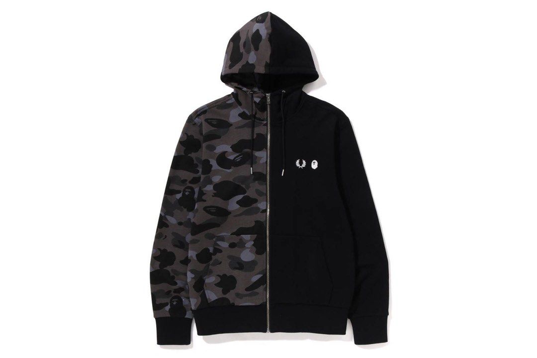 Fred perry discount zip up hoodie
