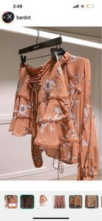 BARDOT Blouse & Skirt Set