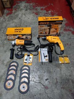 Barena drill and grinder set ingco 2 in 1