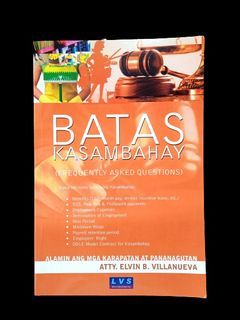 Batas Kasambahay book