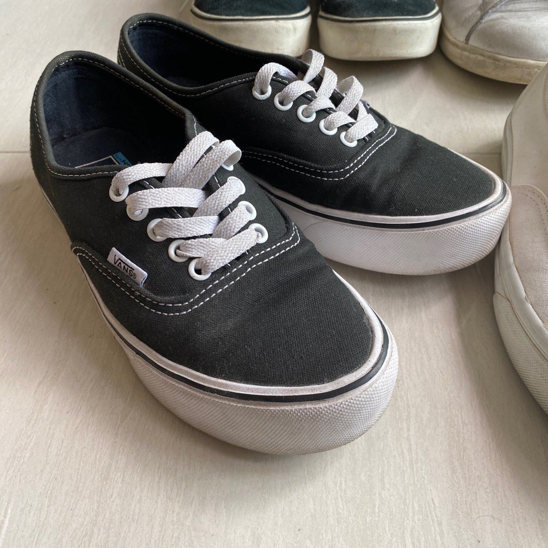 Black Vans Authentic Ultracush Men s Fashion Footwear Sneakers on Carousell