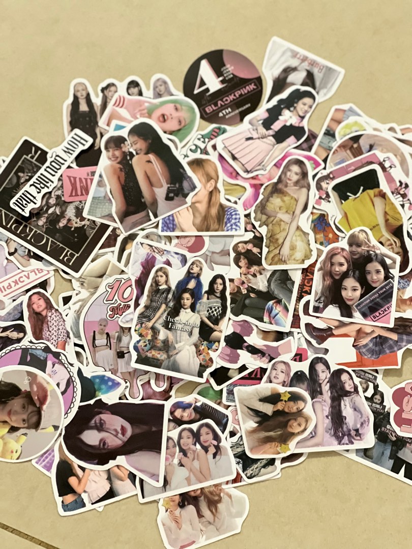 Blackpink Stickers, Hobbies & Toys, Memorabilia & Collectibles, K-Wave ...