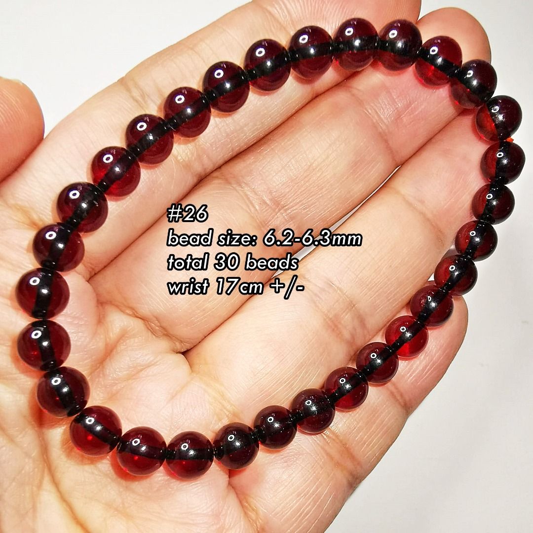 Red hot sale amber stone