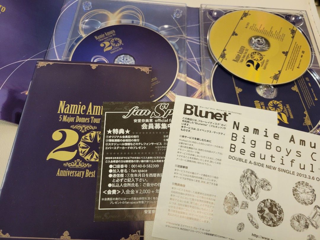 本物の Major 美品⭐️安室奈美恵⭐️5 Domes BD＆CD 2012 Tour