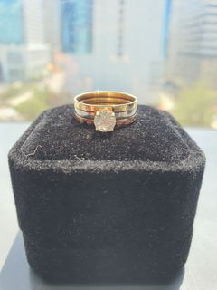BRAND NEW 3 TONE INSPIRED DESIGN RING (SIZE 6.5)