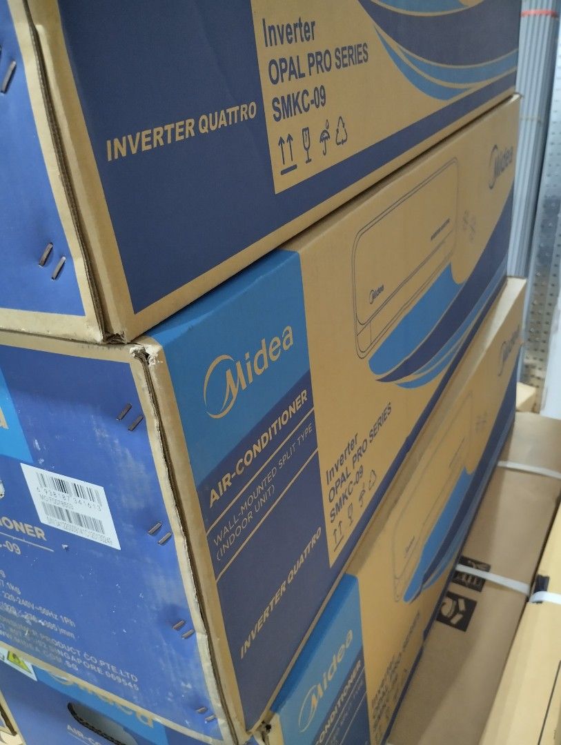 Brand new Midea R32 gas 4 ticks system 3 with 9k x3 including
