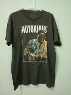 The Notorious B.I.G. Biggie Smalls Graphic Rap Tee Black T-Shirt Brooklyn  Mint