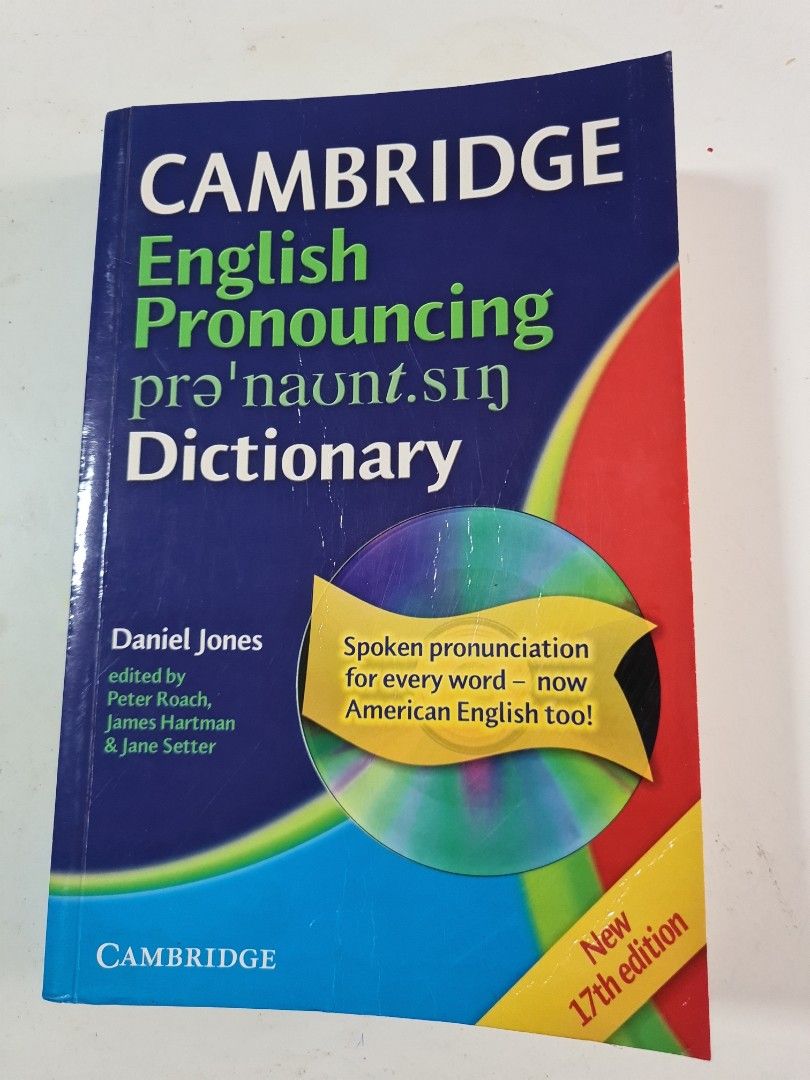 Cambridge English Pronouncing Dictionary, Hobbies & Toys, Books & Magazines, Fiction & Non
