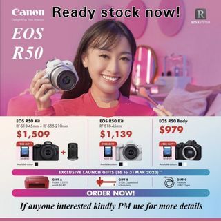 Canon R50 body or lens kit