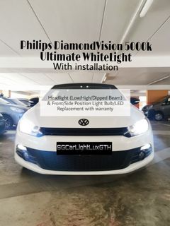 💡Philips DiamondVision 5000k Ultimate WhiteLight/NAOEVO NR 6000K LED  With Installation! Collection item 3