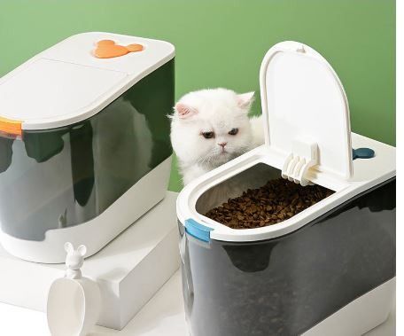 Cat Food Storage Container Airtight Dog Food Container Large Capacity Pet Storage Container with Lid Strong Resistant Pet Supplies Homes Other Pet Accessories on Carousell