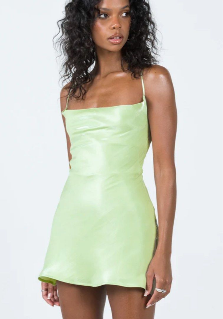 open lace back dress Frankey Strapless Drop Waist Maxi Dress | Green Check | Womens