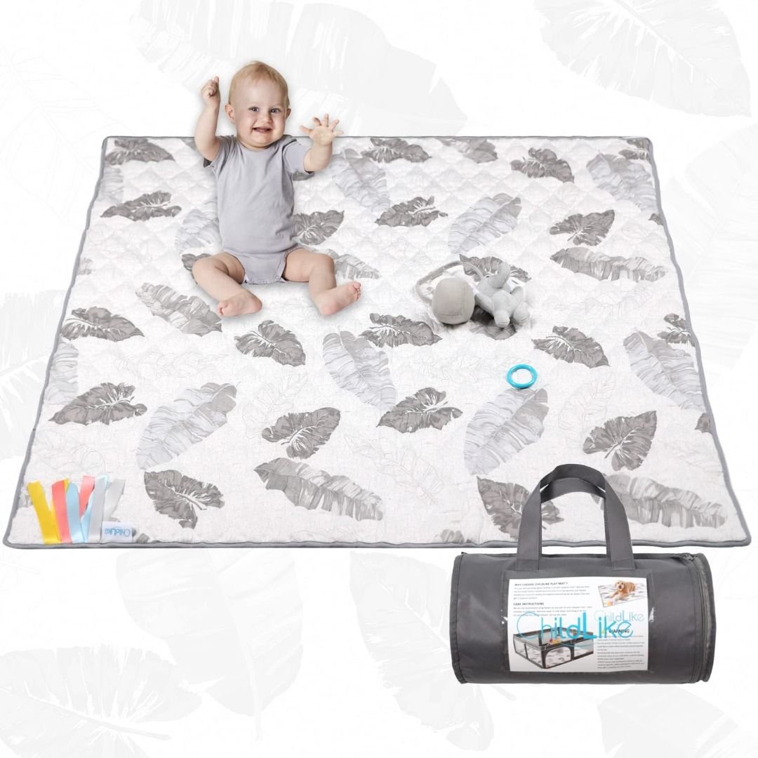 Playpen Mat for Baby to Playing, Thick 50x50 Inch Baby Crawling