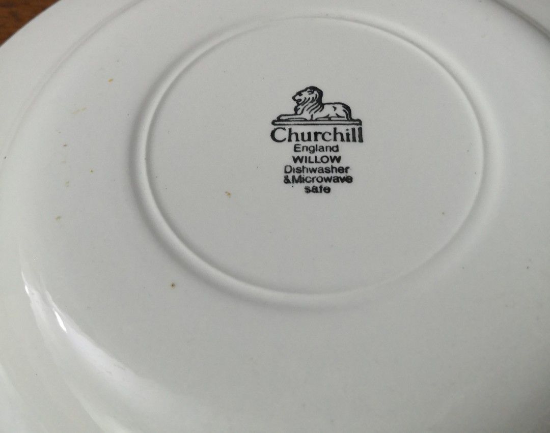 Churchill England Willow plate Furniture Home Living