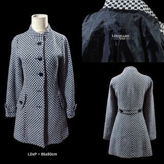 Coat houndstooth
