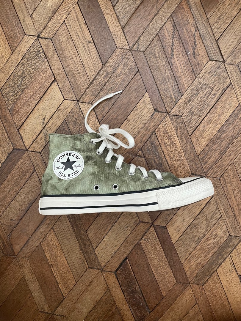 Converse Acid Wash High Cut