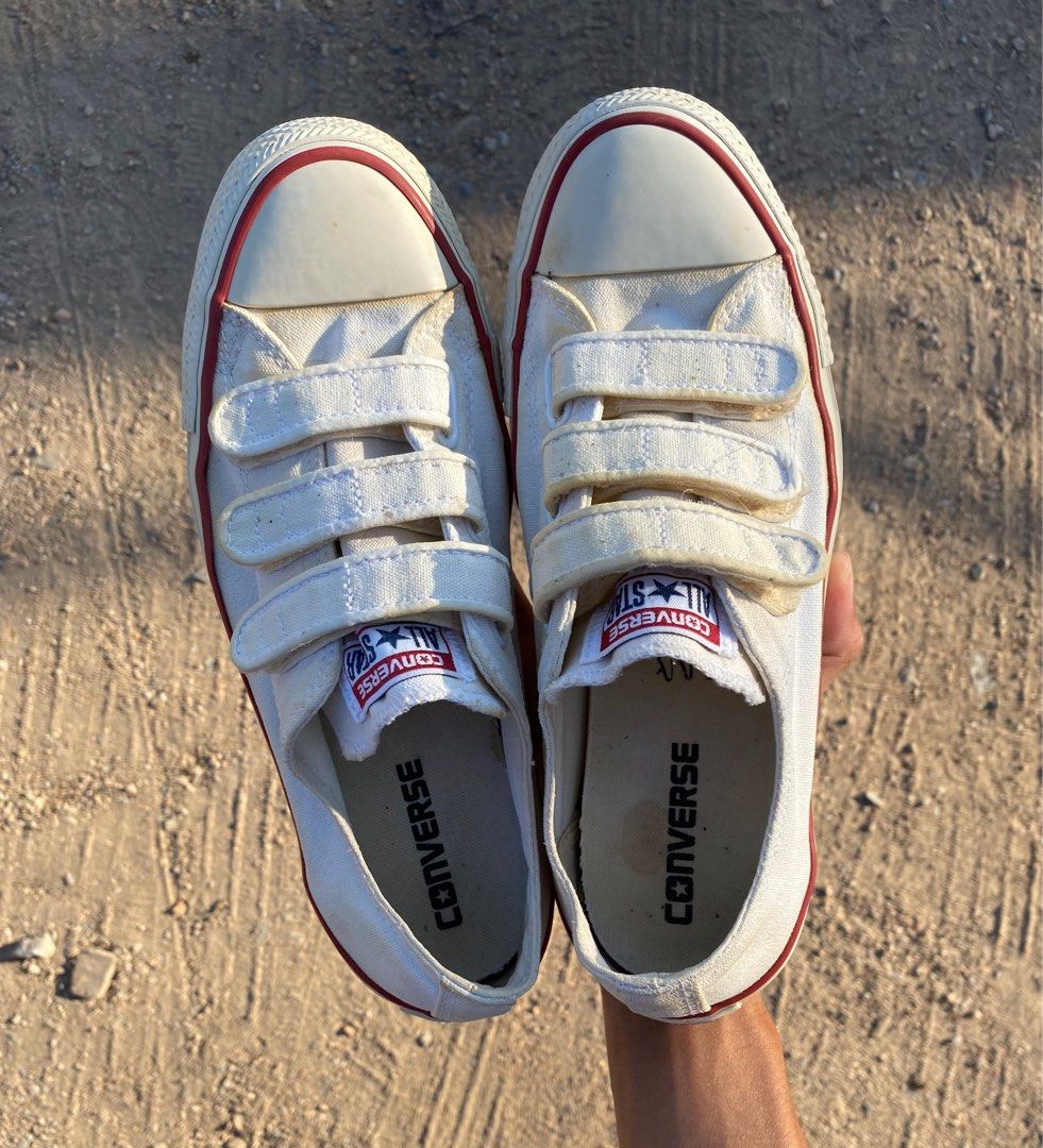 Converse velcro Women s Fashion Footwear Sneakers on Carousell