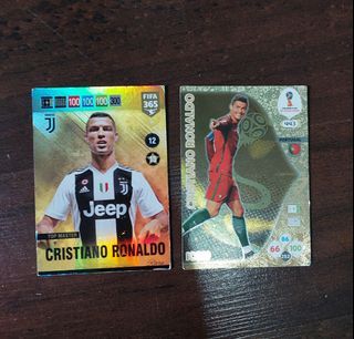 Cristiano Ronaldo & Lionel Messi Holographic Trading Card CR7 X