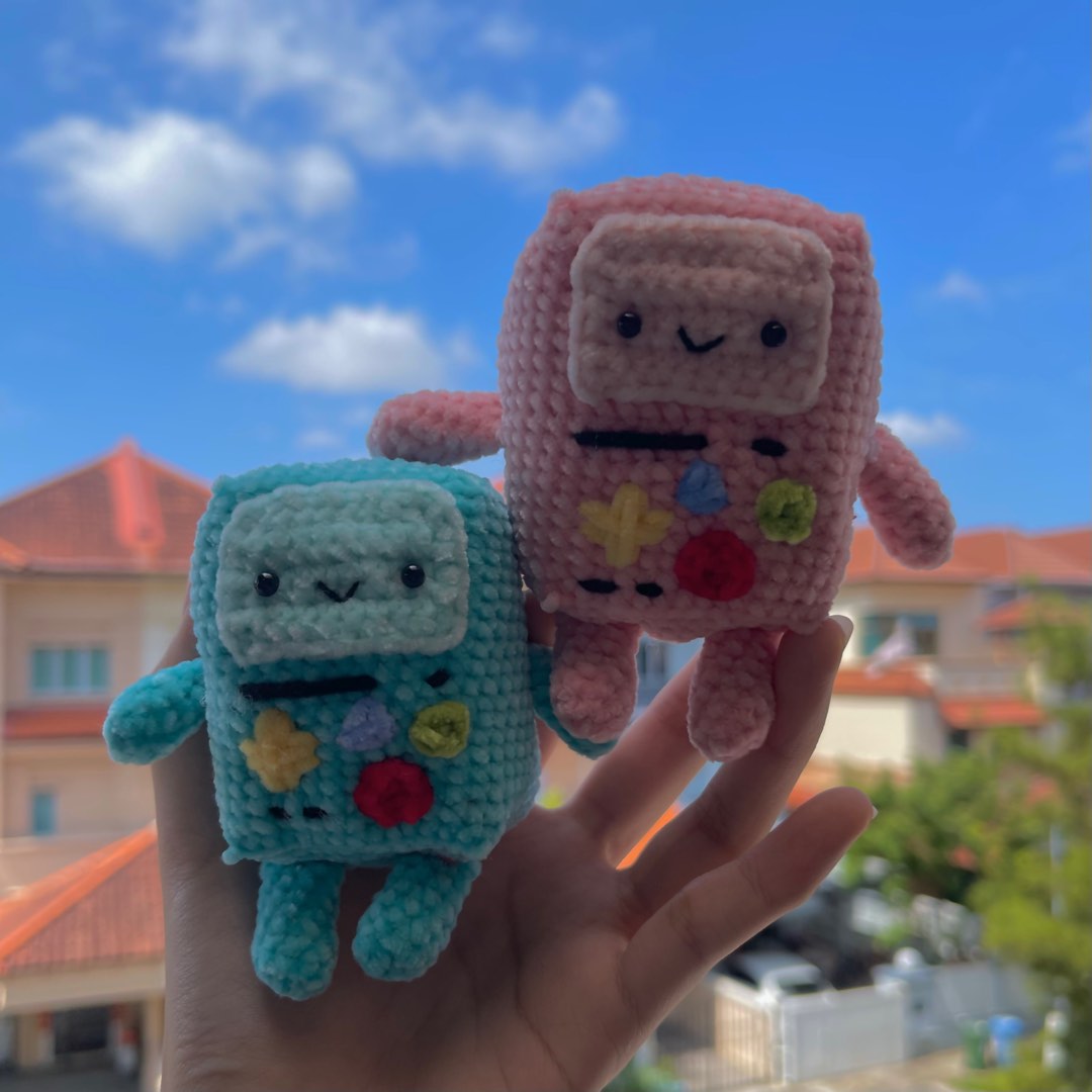 Crochet BMO from Adventure Time, Hobbies & Toys, Stationery & Craft ...