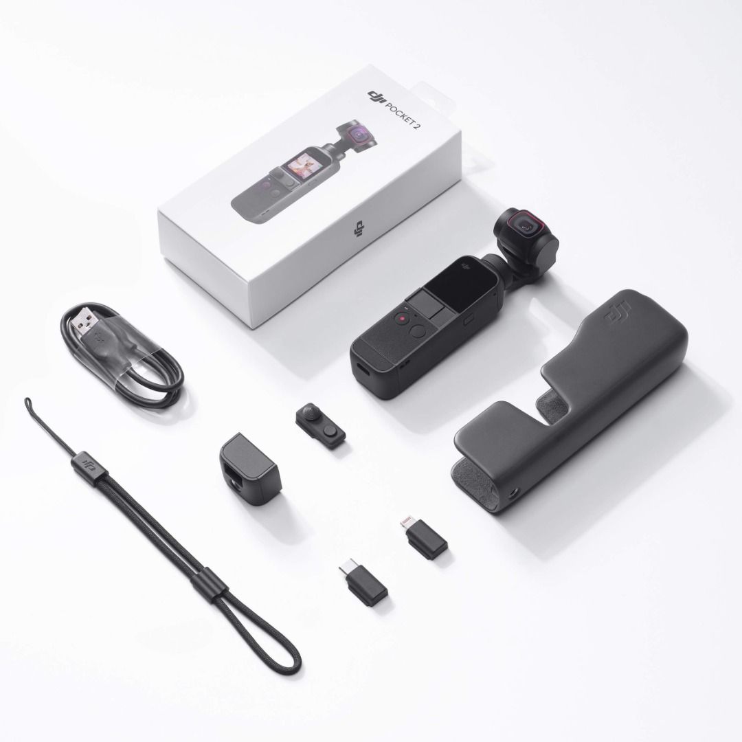 DJI Pocket 2, 4K/60fps Smallest 3-axis Gimbal Stabilized Handheld ...