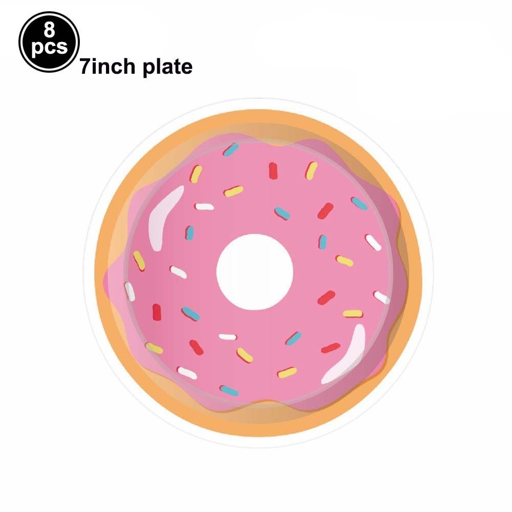 Donuts Party Supplies, Decorations and Tablewares For Birthday Party
