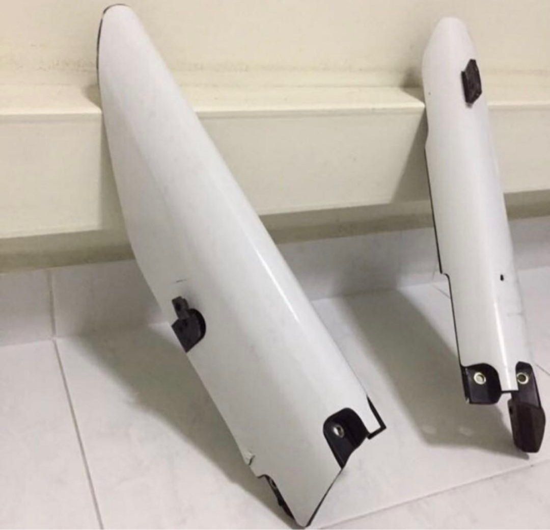DRZ400 Fork Guards, Motorcycles, Motorcycle Accessories on Carousell