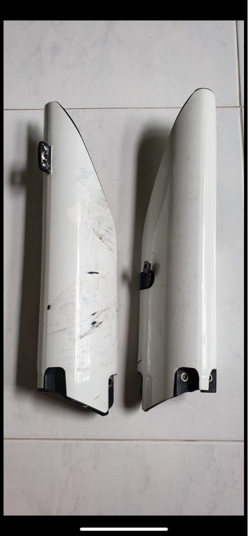 DRZ400 Fork Guards, Motorcycles, Motorcycle Accessories on Carousell