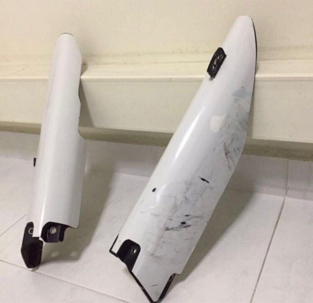DRZ400 Fork Guards, Motorcycles, Motorcycle Accessories on Carousell