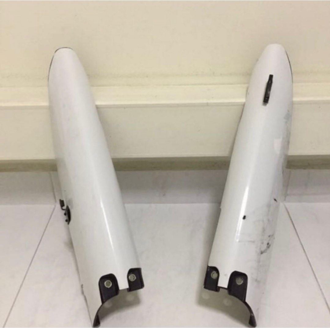 DRZ400 Fork Guards, Motorcycles, Motorcycle Accessories on Carousell