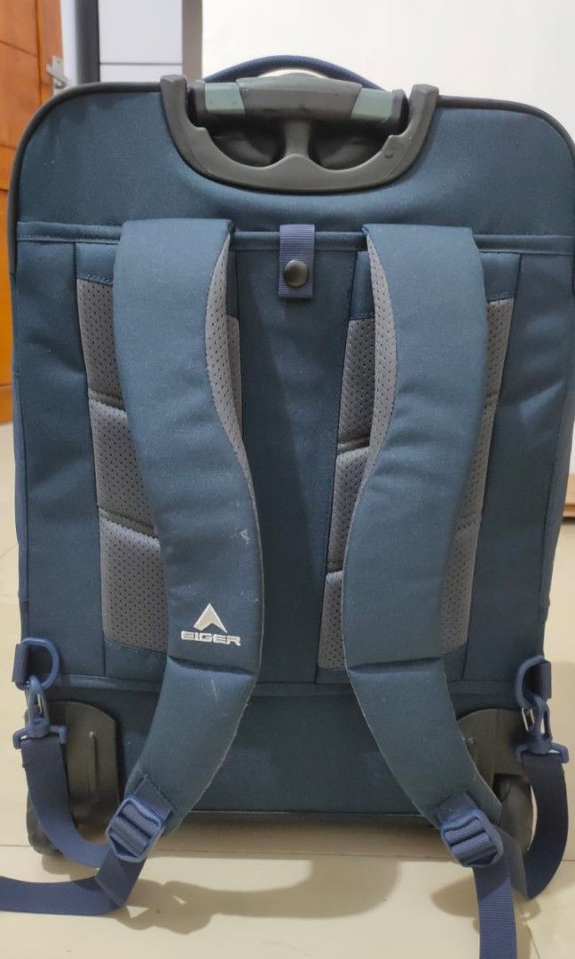 EIGER CYPRUS 40 RV WHEELED BACKPACK NAVY (WITH LAPTOP COMPARTMENT) on
