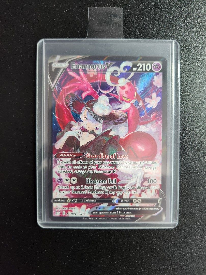 enamorus v pokemon card eBay Auction Item 374489887162 TCG Cards 2022 Sword & Shield Lost Origin [2P] Blossom Tail (100) Attach up to 2 basic Energy cards from your discard pile to your Benched Pokmon in any way you like Pokemon Lost Origin Enamorus V