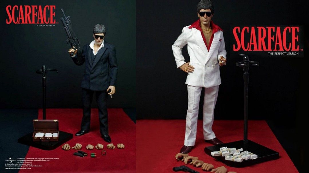 Enterbay Scarface: Tony Montana 1/6th scale scale (The War & The Respect  Version) - VERY RARE!