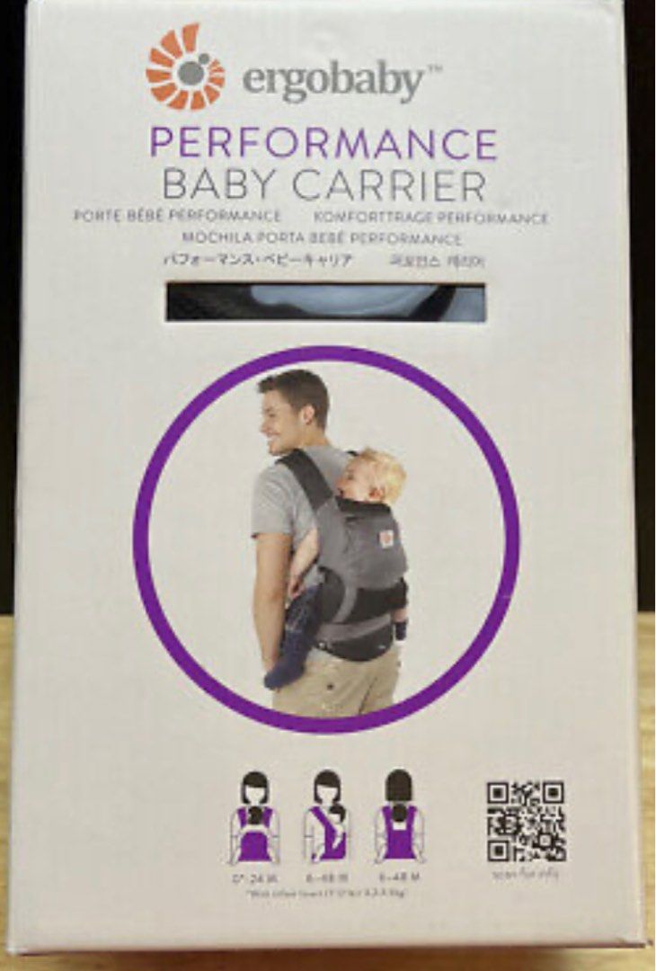 Ergobaby Performance Carrier - Porte-bébé - Charcoal Black