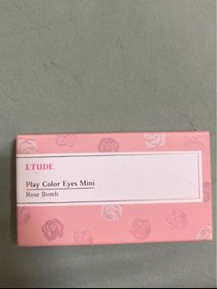 Etude 六色眼影盤 僅開封 rose bomb