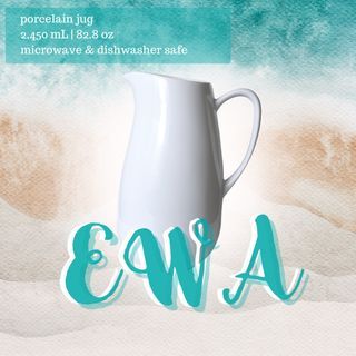 EWA Porcelain Milk Jug | Teko Susu Porcelain Keramik