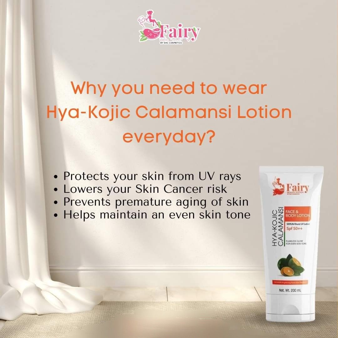 Fairy Beauty Potion Hya Kojic Calamansi Face & Body Wash Lotion with