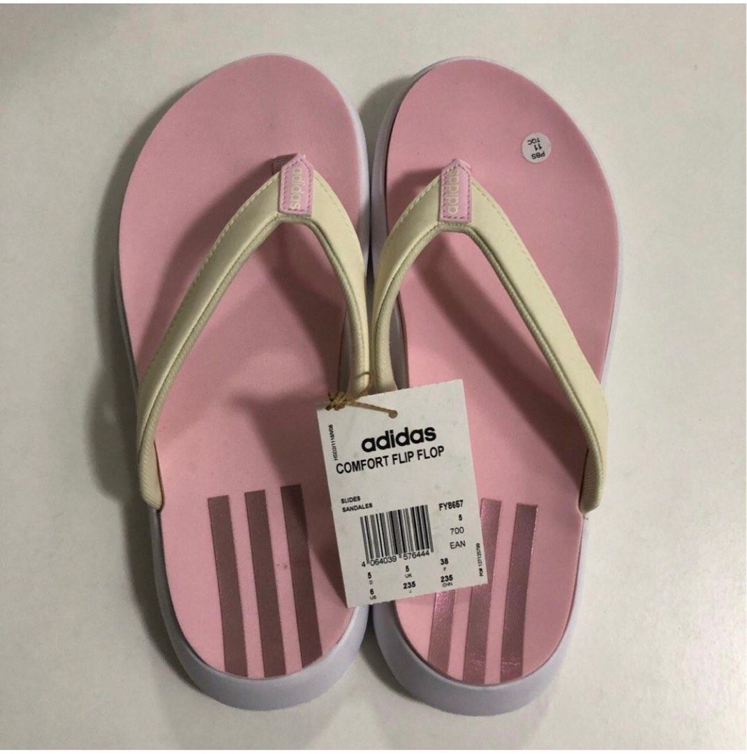 Flash SALE Adidas Pink Flip Flops US6 Authentic BNIB