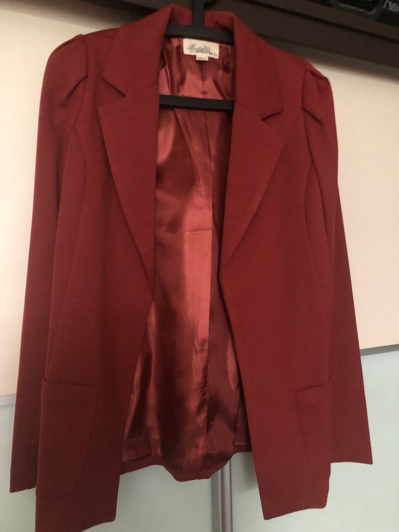 Red blazer forever new arrivals 21