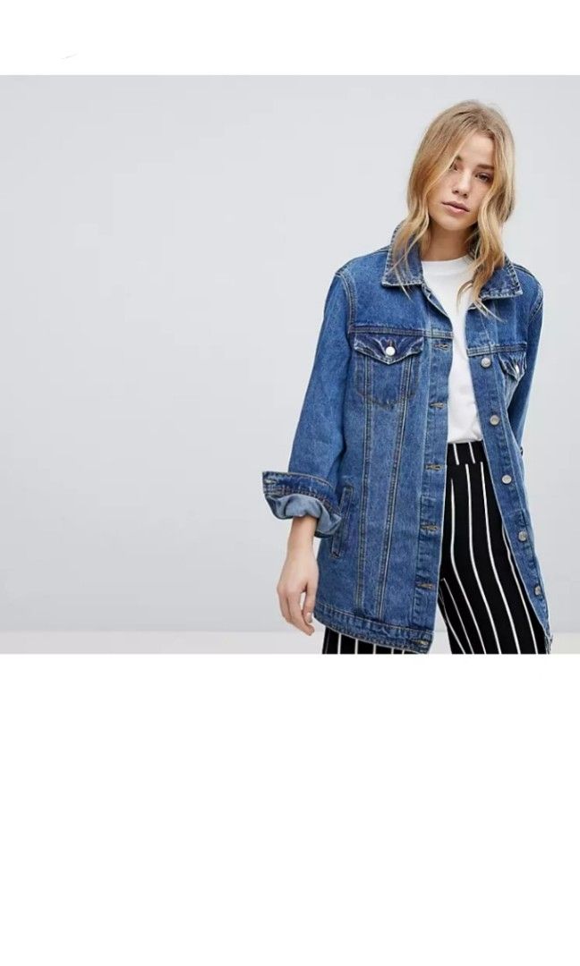 Forever 21 Longline Denim Jacket