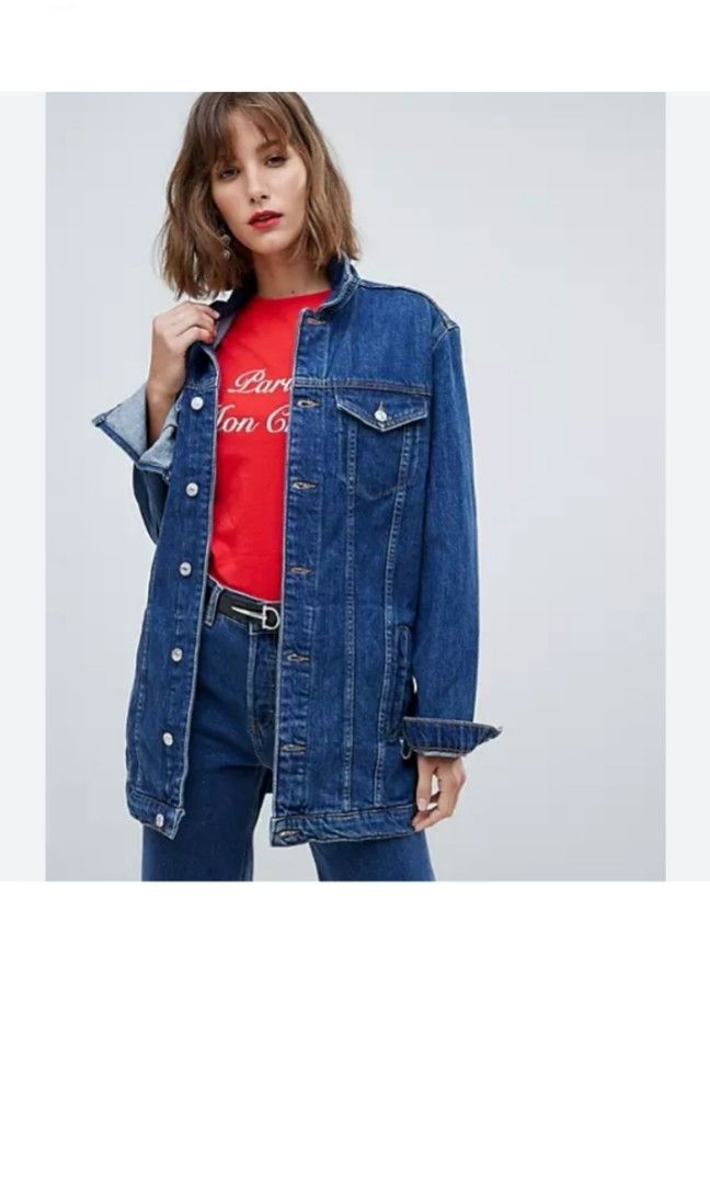 Forever 21 Longline Denim Jacket