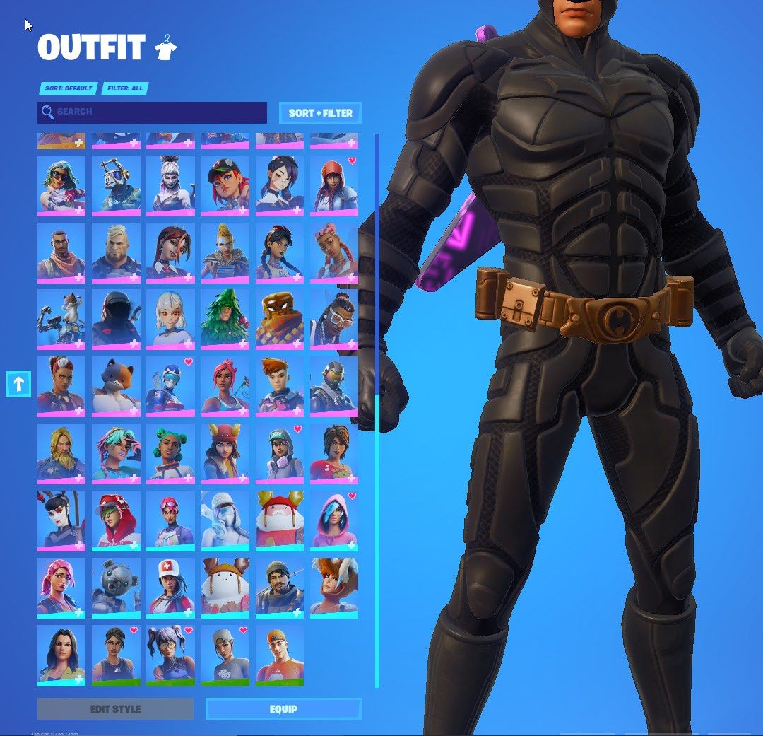 Fortnite Account OG | Batman(DK&Comic) | Leviathan Axe | Marvel Skins |  Slurp Pack | Dark Power Chord | Red Knight, Video Gaming, Video Games,  Others on Carousell